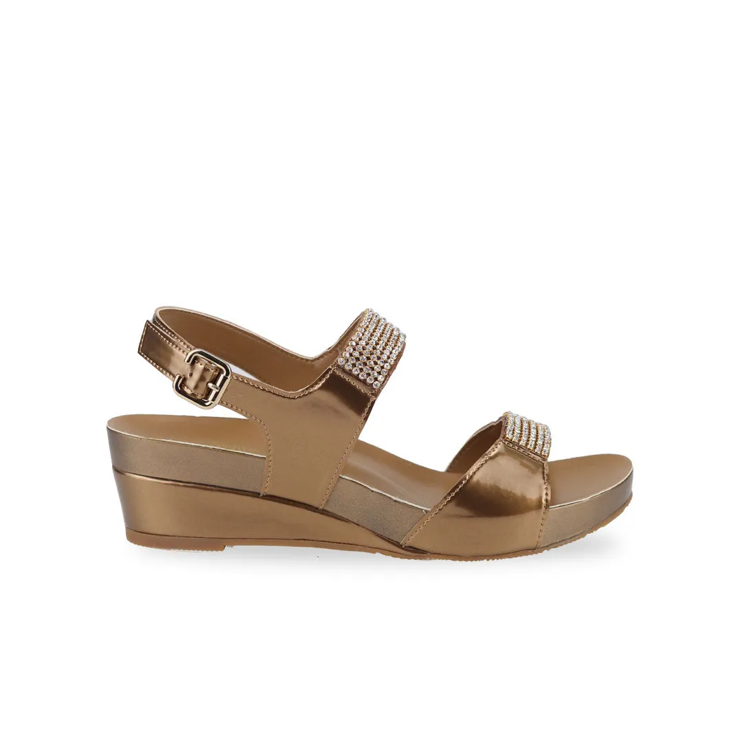 [20% off at cart] Diamond Strappy Slingback Low Wedges