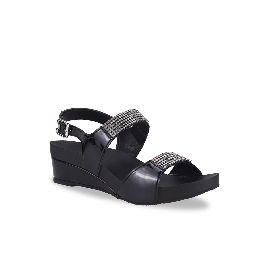 [20% off at cart] Diamond Strappy Slingback Low Wedges