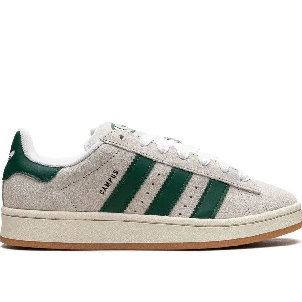Adidas Campus 00s "Crystal/White/Dark Green" Sneakers