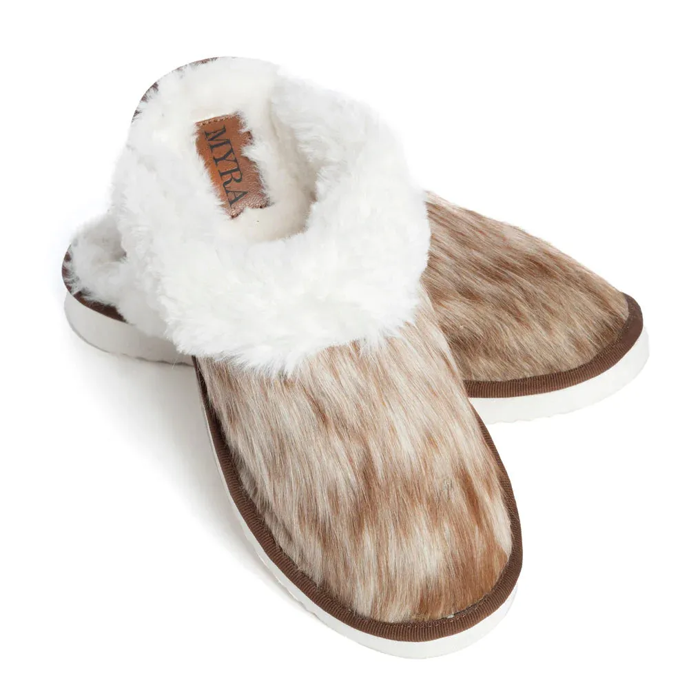 Alamosa Hair On Hide Slippers