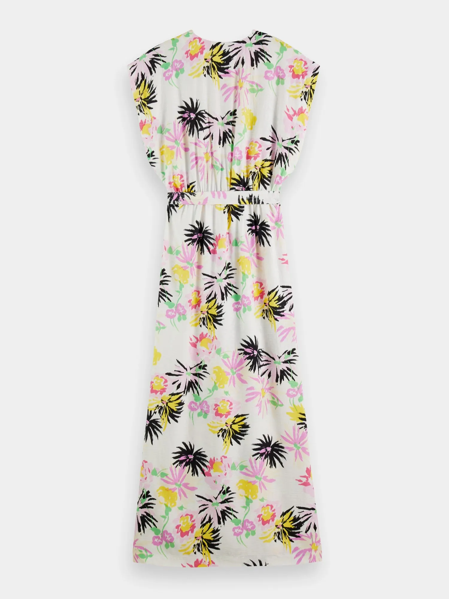 Allover printed maxi dress