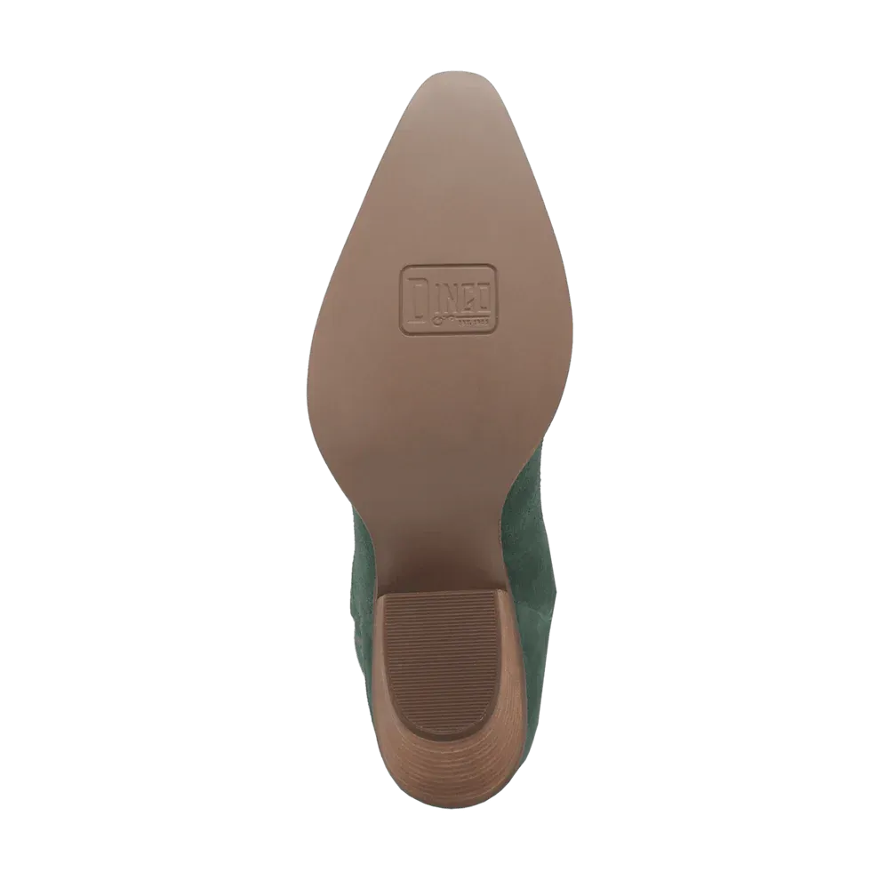 BANDELERA LAD 16 SUEDE W/INLAY GREEN