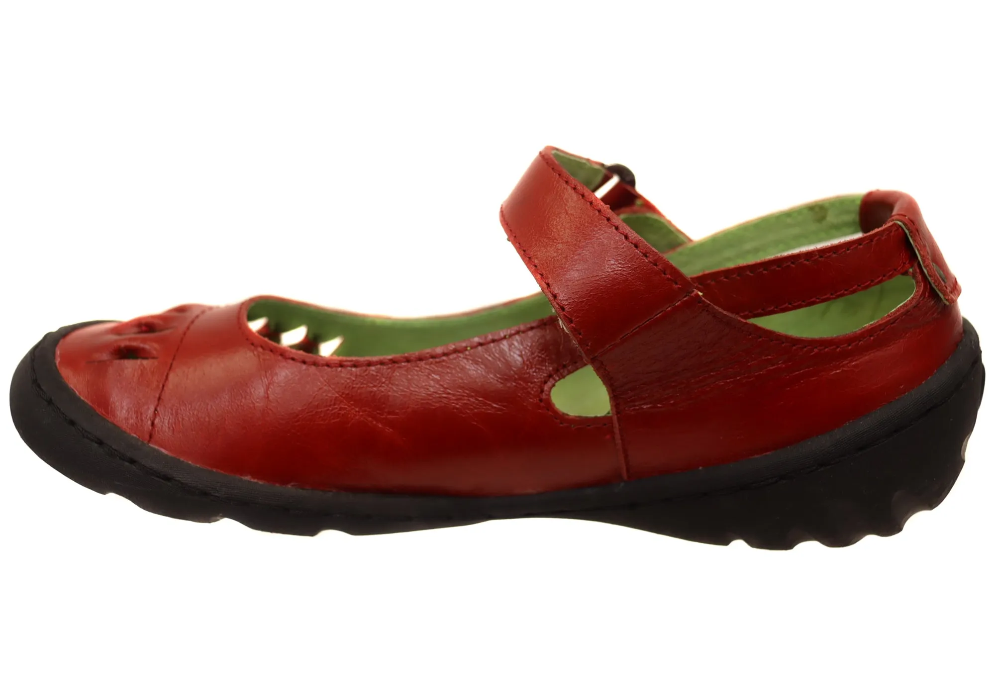 Birthmark Mevo Womens Leather Comfortable Mary Jane Shoes