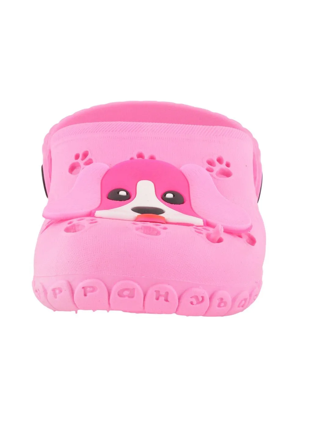 Charming Pink Puppy Clogs for Girls - Playful & Comfortable Footwear