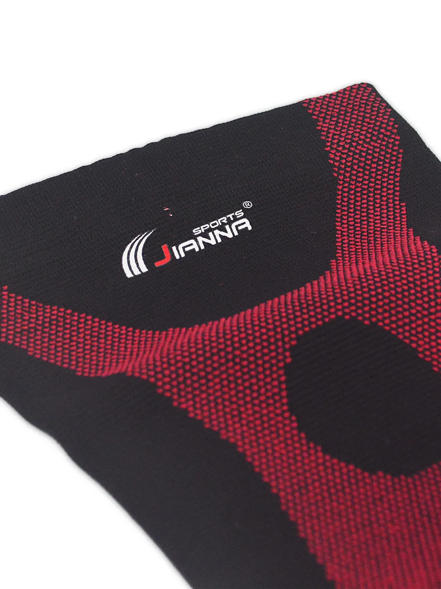 Compression Knee Support - Soft 300 - Black / Red