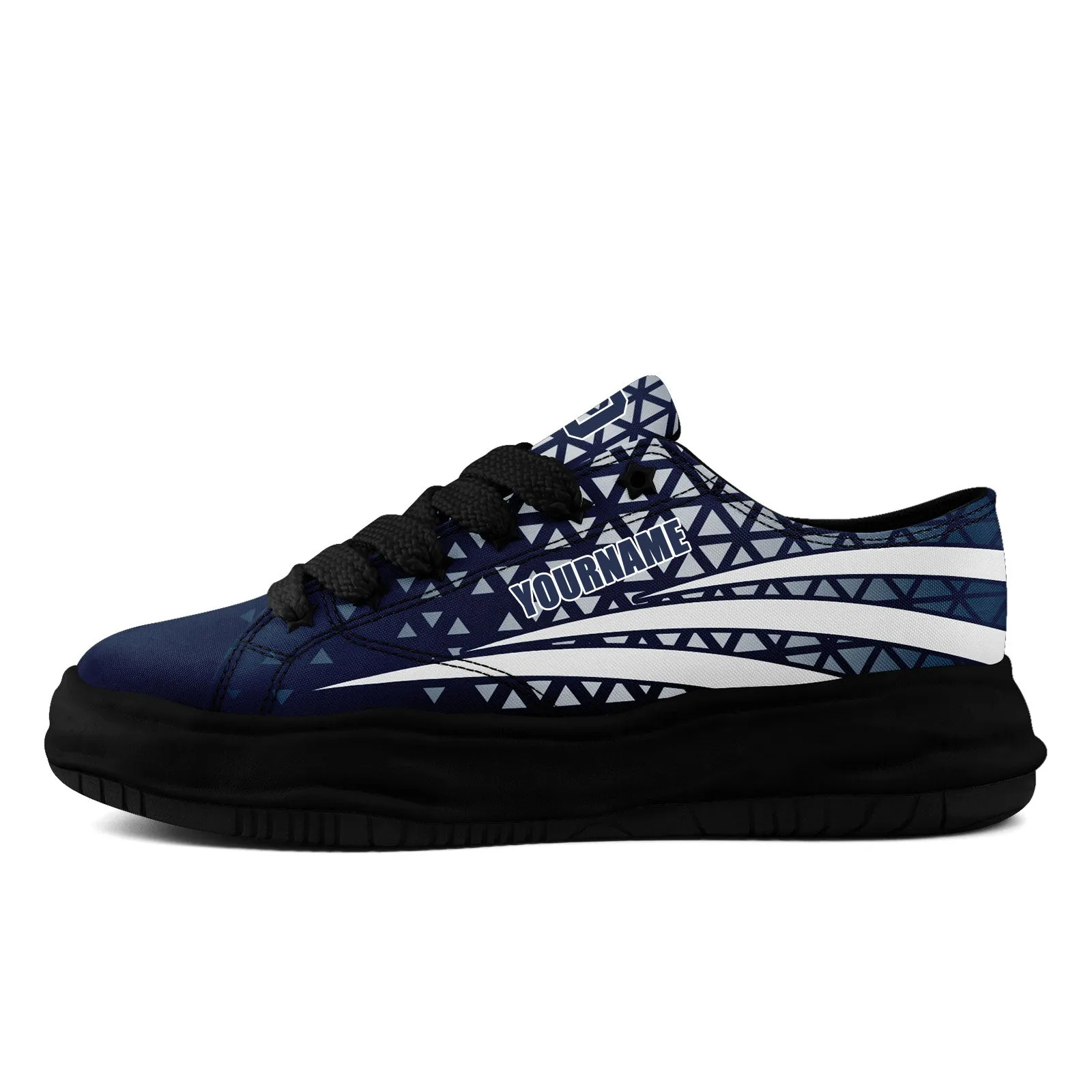 Custom Blue White Texas Football Jersey and Sports Shoes Combo Offer Personalized Combo ZH-D023031-9