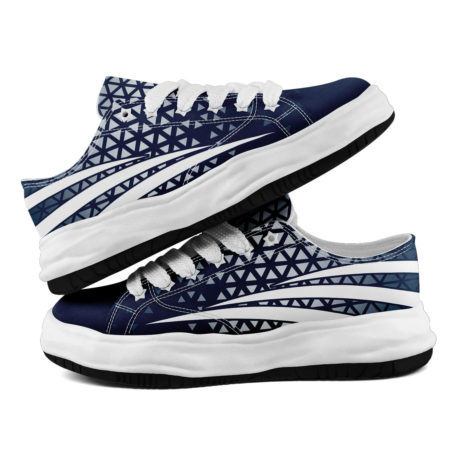 Custom Blue White Texas Football Jersey and Sports Shoes Combo Offer Personalized Combo ZH-D023031-9