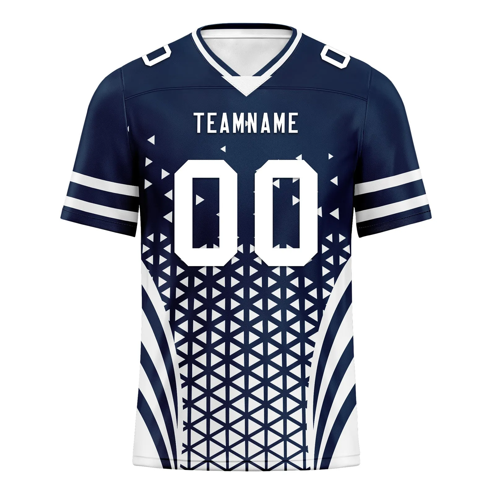 Custom Blue White Texas Football Jersey and Sports Shoes Combo Offer Personalized Combo ZH-D023031-9