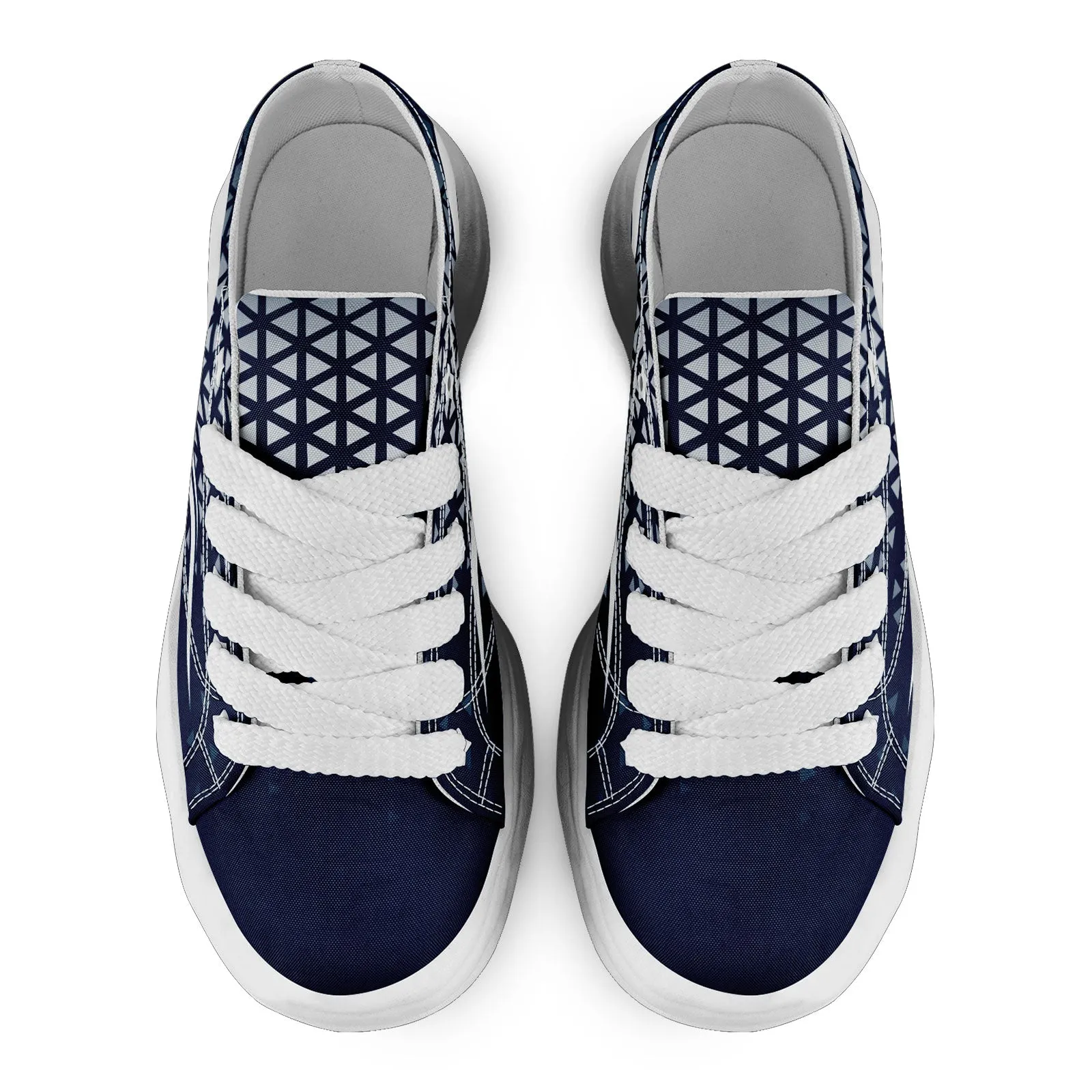Custom Blue White Texas Football Jersey and Sports Shoes Combo Offer Personalized Combo ZH-D023031-9