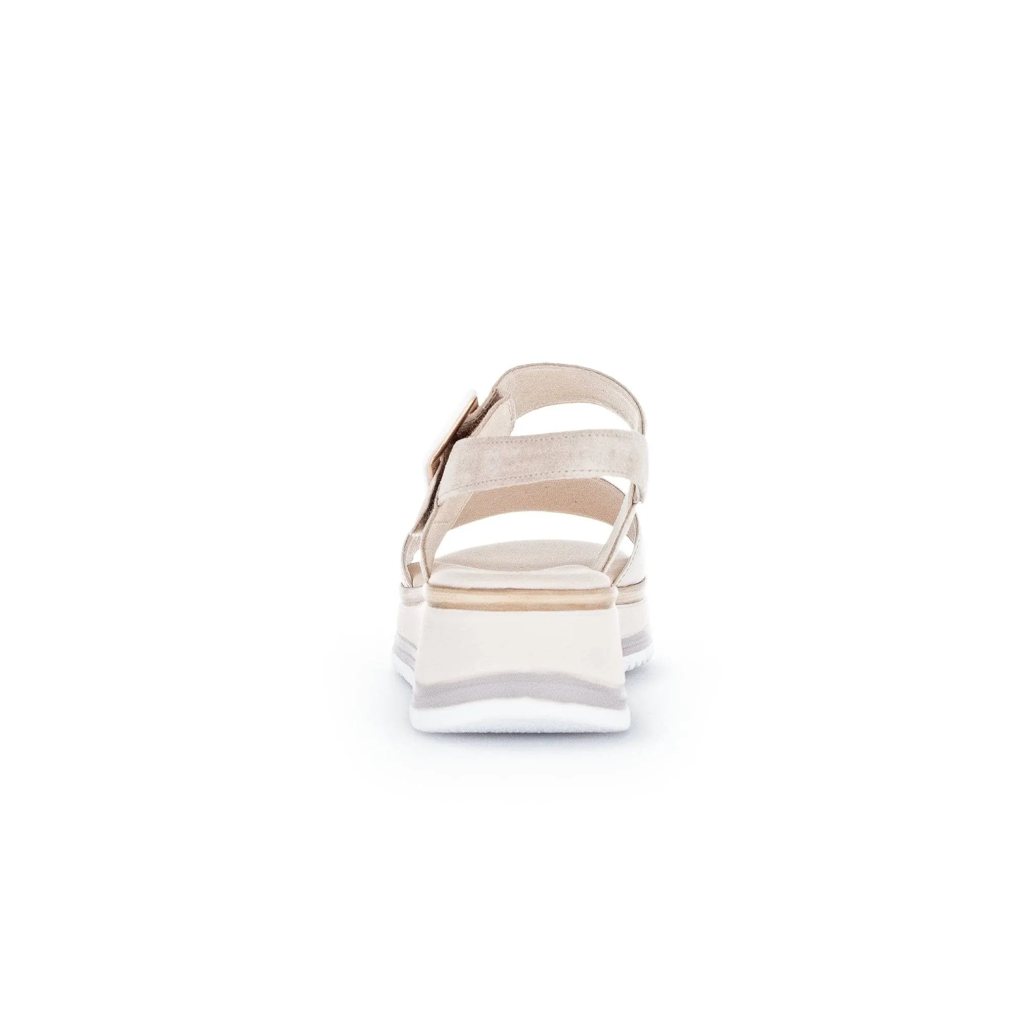 Gabor 42.744.33 Aviemore Ladies Pewter Leather Buckle Sandals