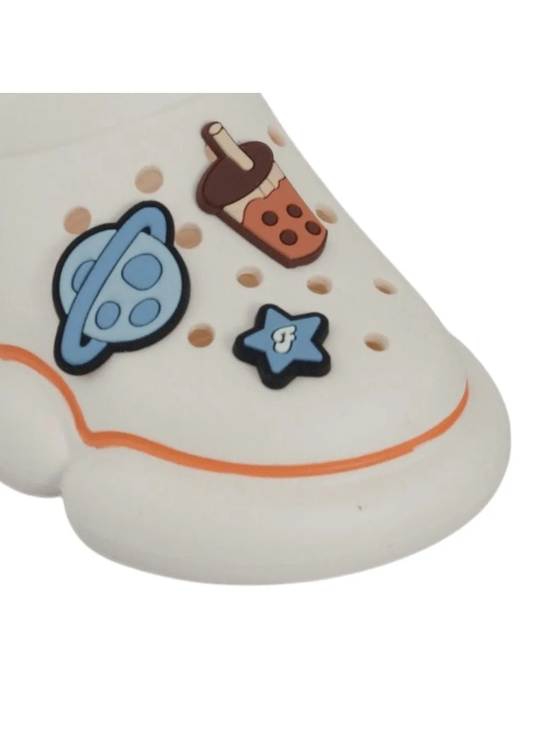Galactic Comfort in Every Step: Kids' Space Motif Clogs