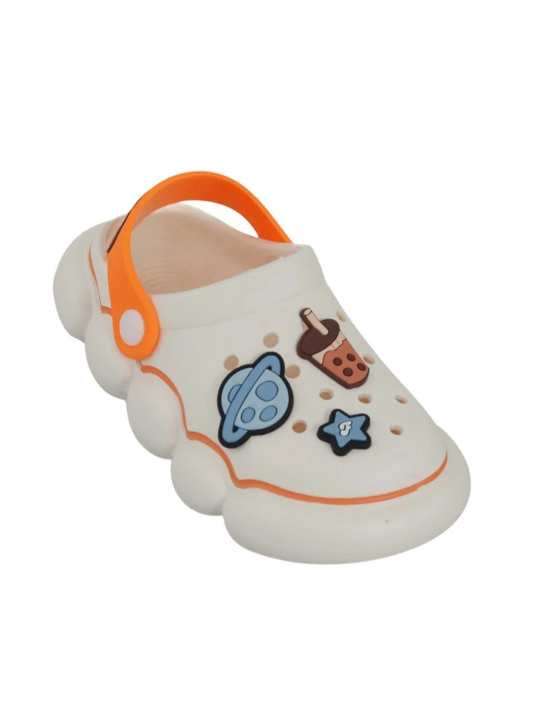 Galactic Comfort in Every Step: Kids' Space Motif Clogs