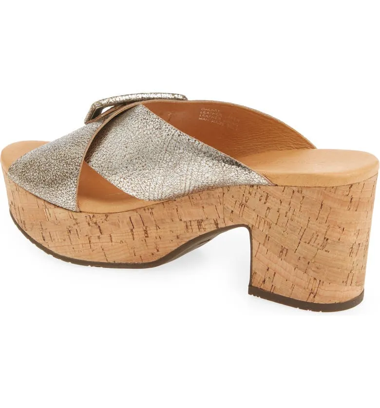 Galaxy Criss Cross Platform Slide Gunmetal