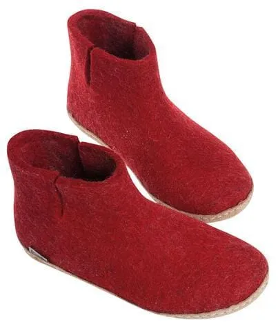 Glerups Boot - Leather - Red