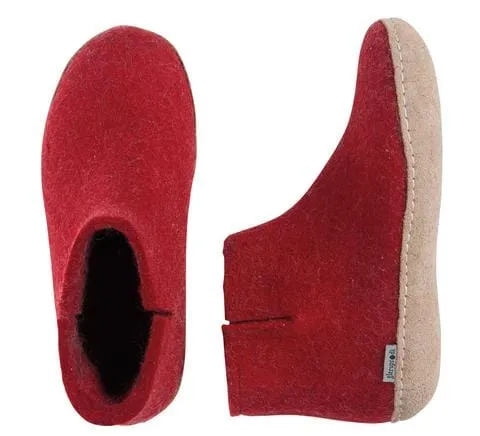 Glerups Boot - Leather - Red