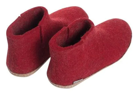 Glerups Boot - Leather - Red