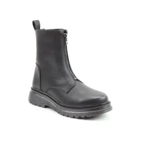 Heavenly Feet Boot Yolanda Front Zip Ankle Boot BLACK