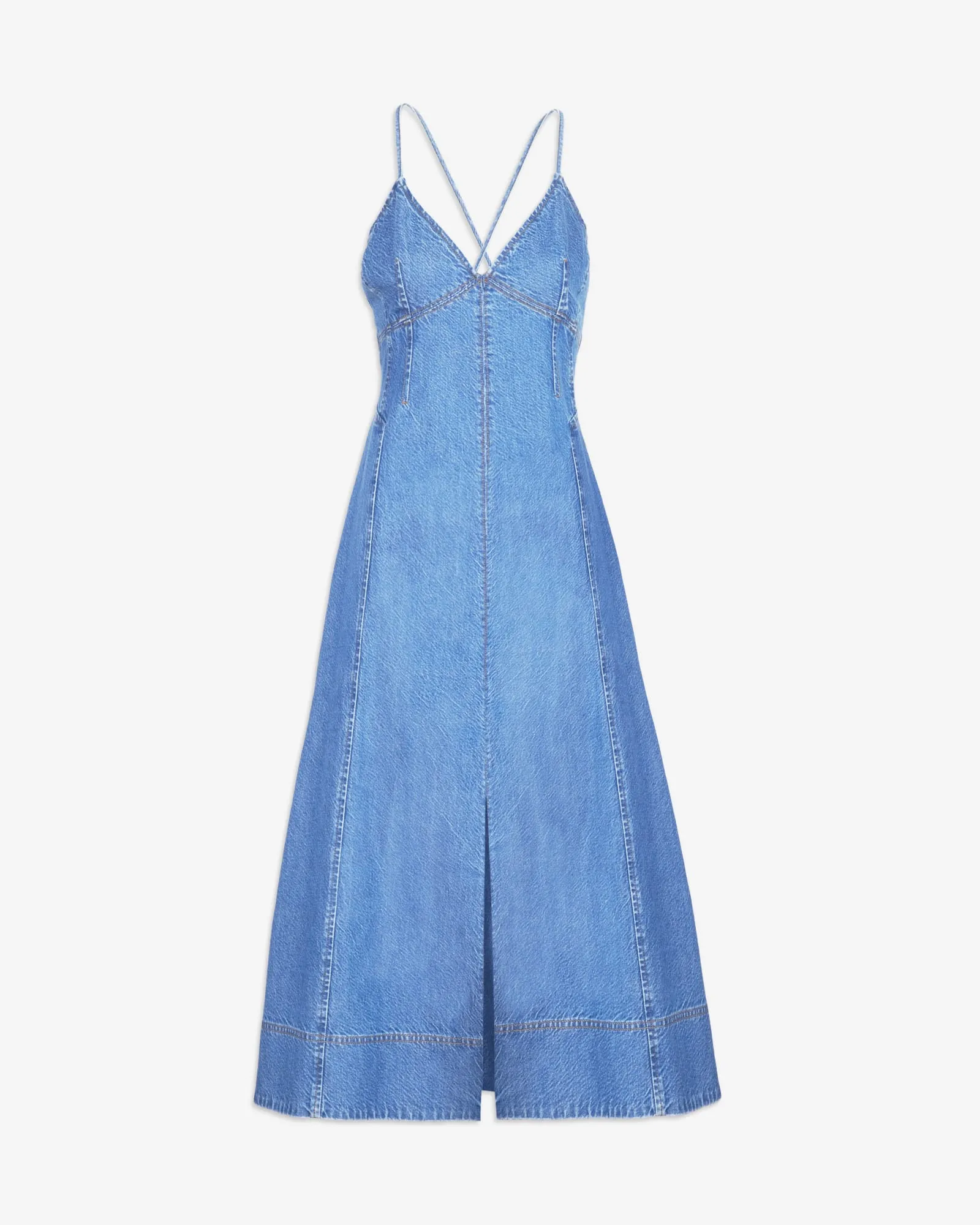 Hendrix Dress | Medium Indigo Blue