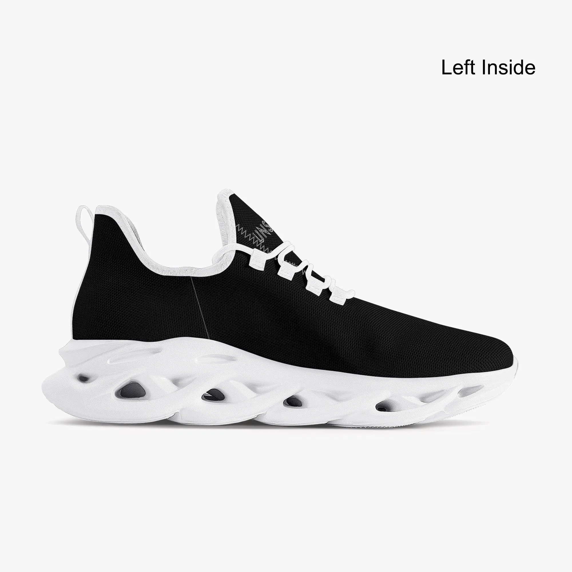 I Rose. Bounce Mesh Knit Sneakers - White