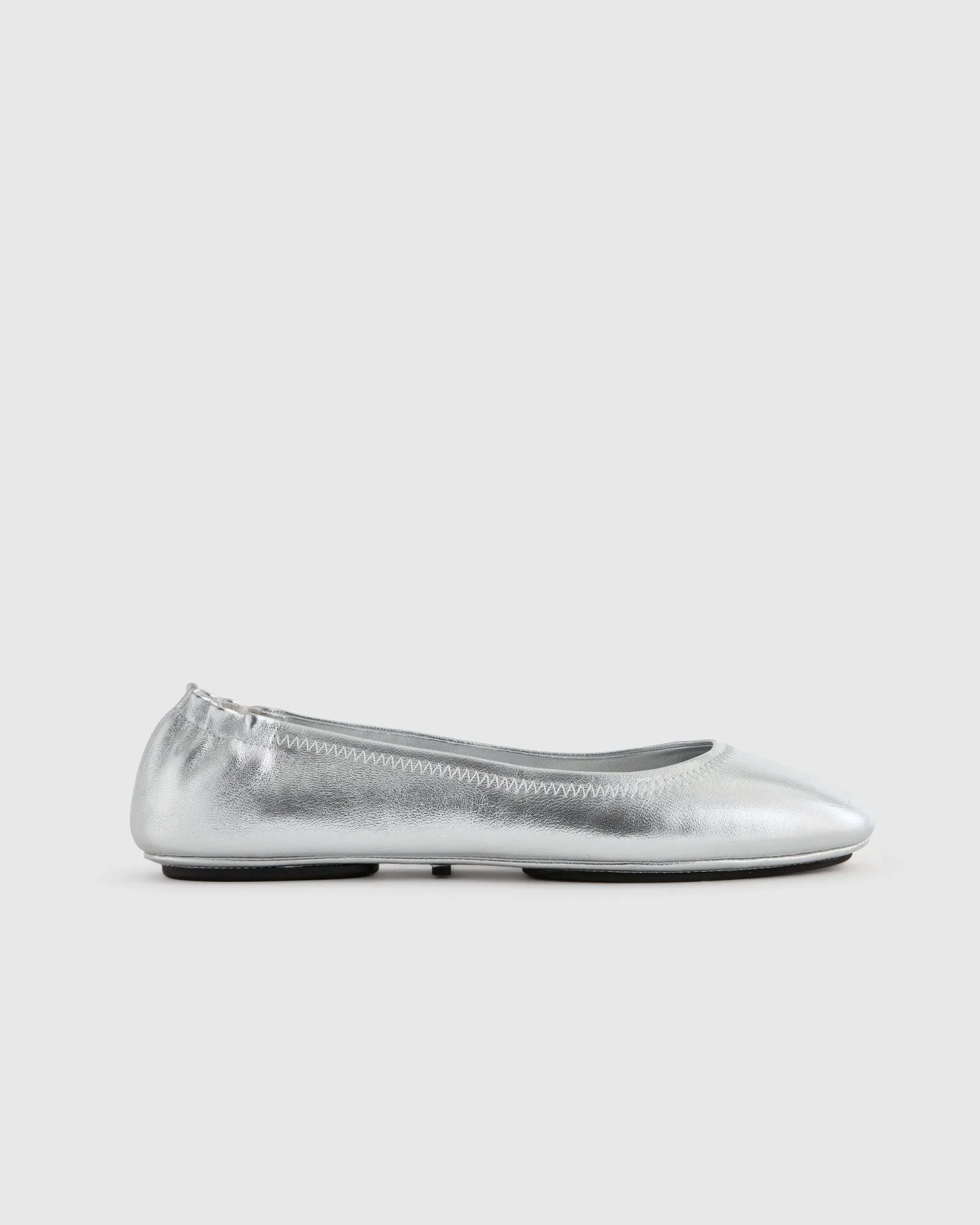 Italian Leather On-The-Go Ballet Flat