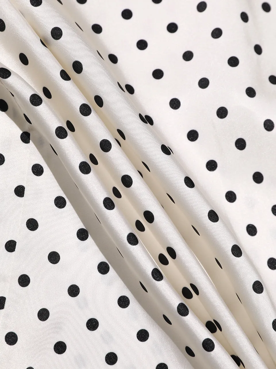 Lace dot midi dress