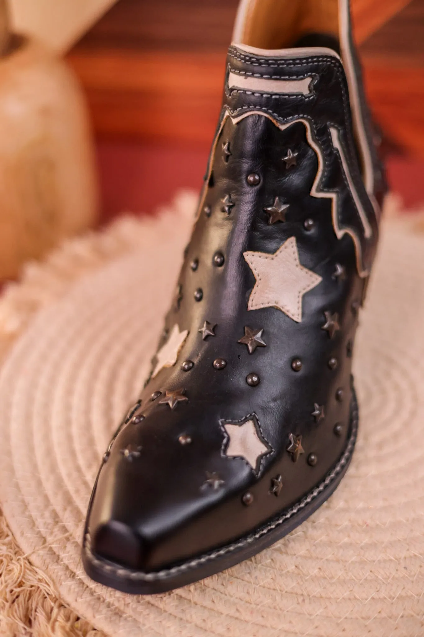Lone Star Sky Split-Top Leather Boots