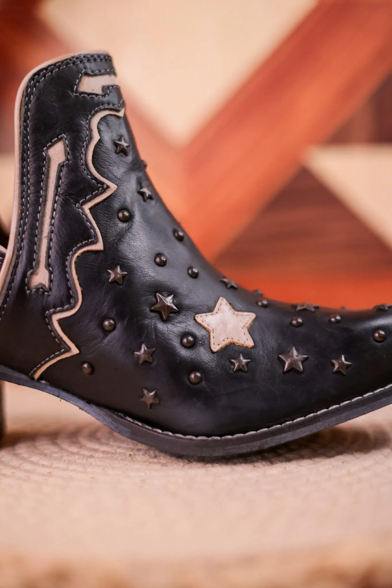Lone Star Sky Split-Top Leather Boots