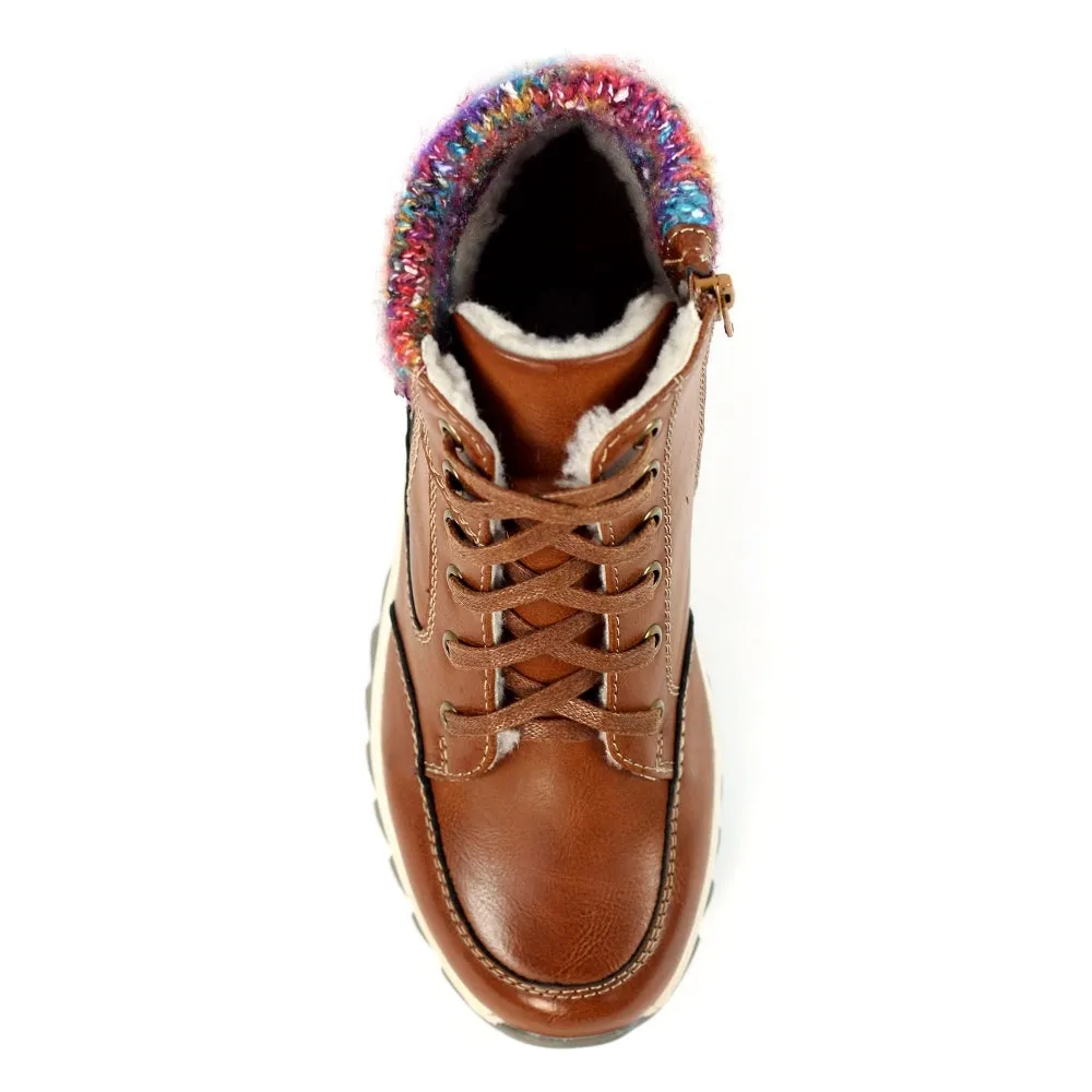 Lunar Buttermere TAN Trainer Style Waterproof Ankle Boot GLB115 BL