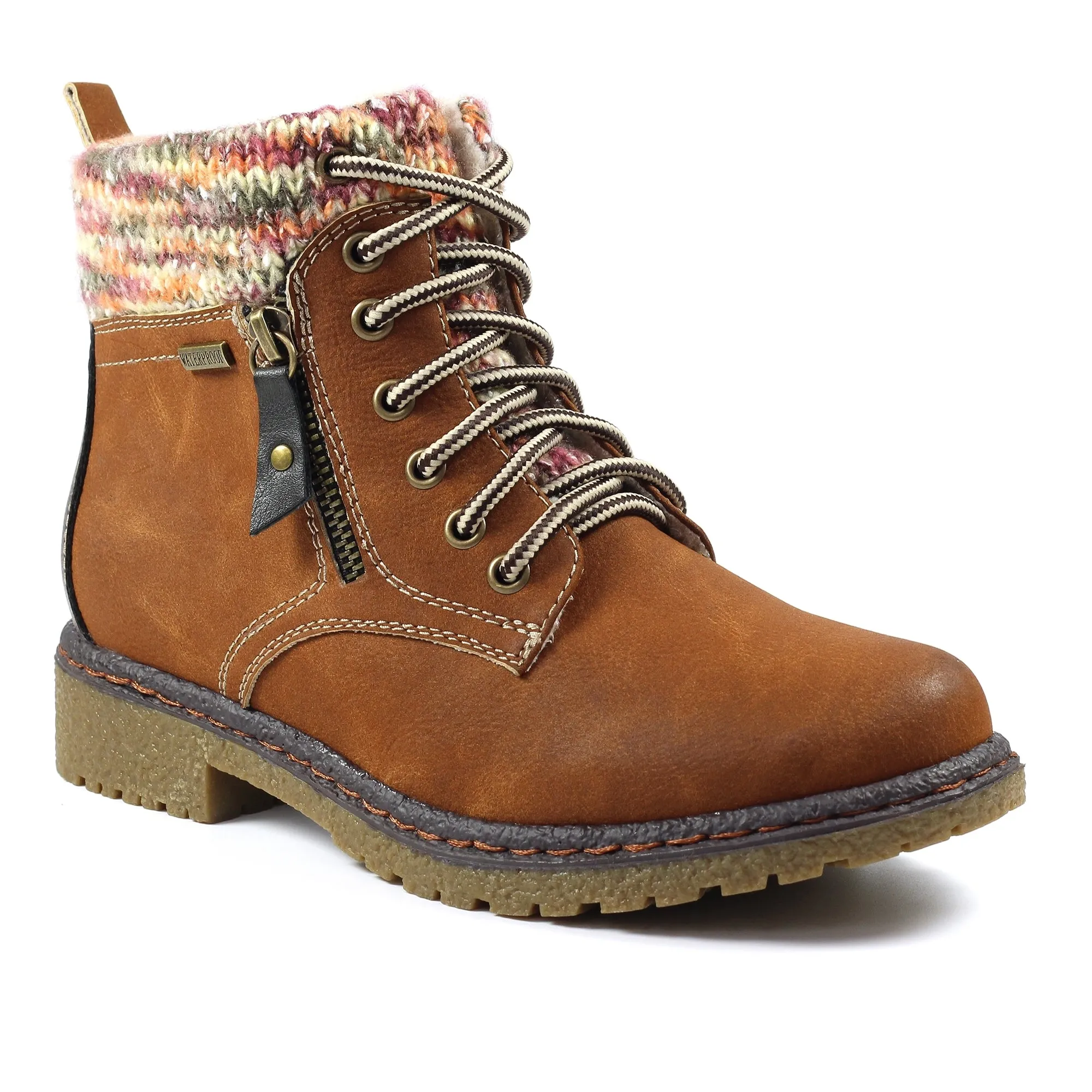 Lunar Hiker Boot Jalapeno TAN GLB099 Waterproof with zip