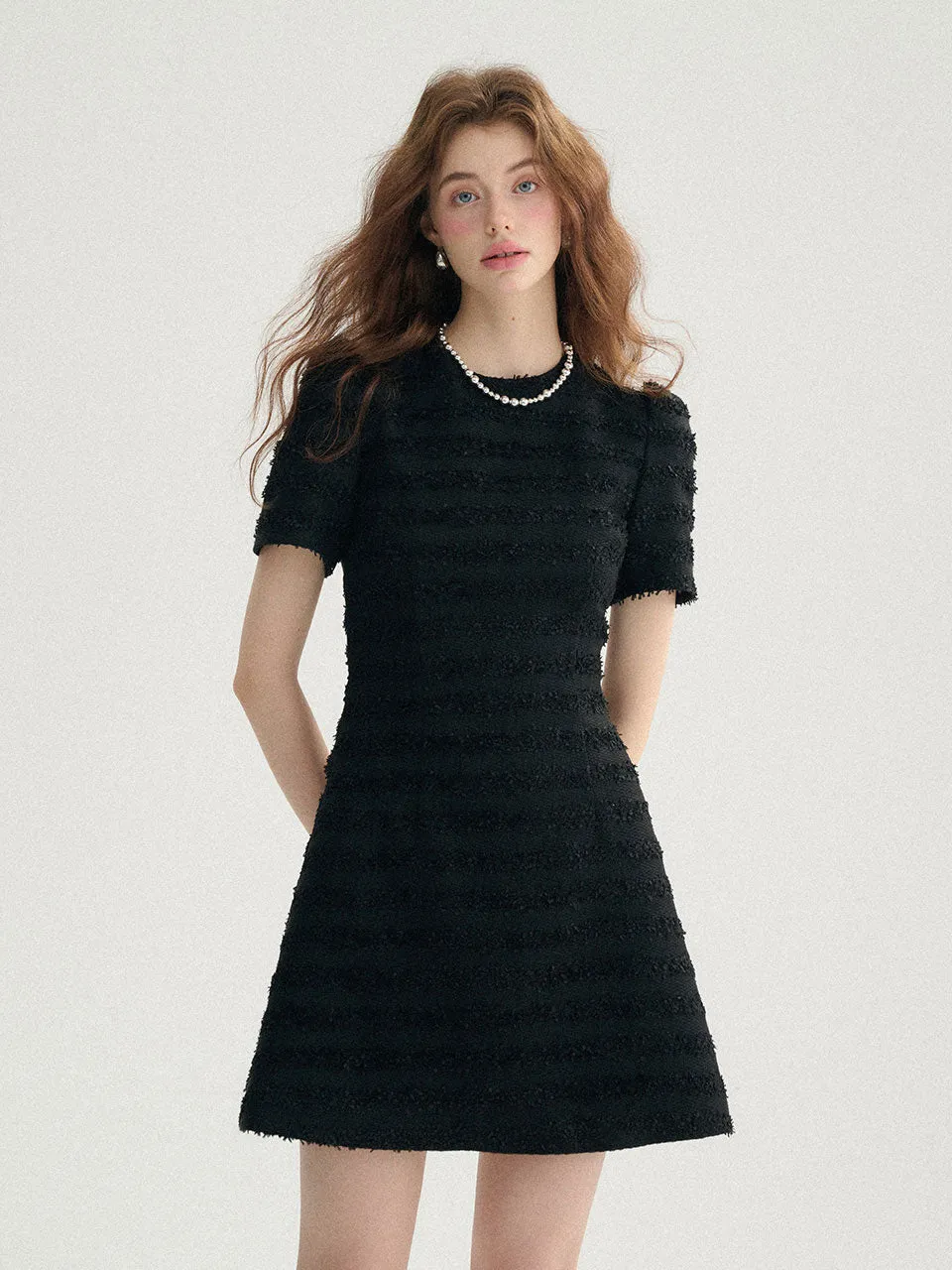 Maeve tweed mini dress