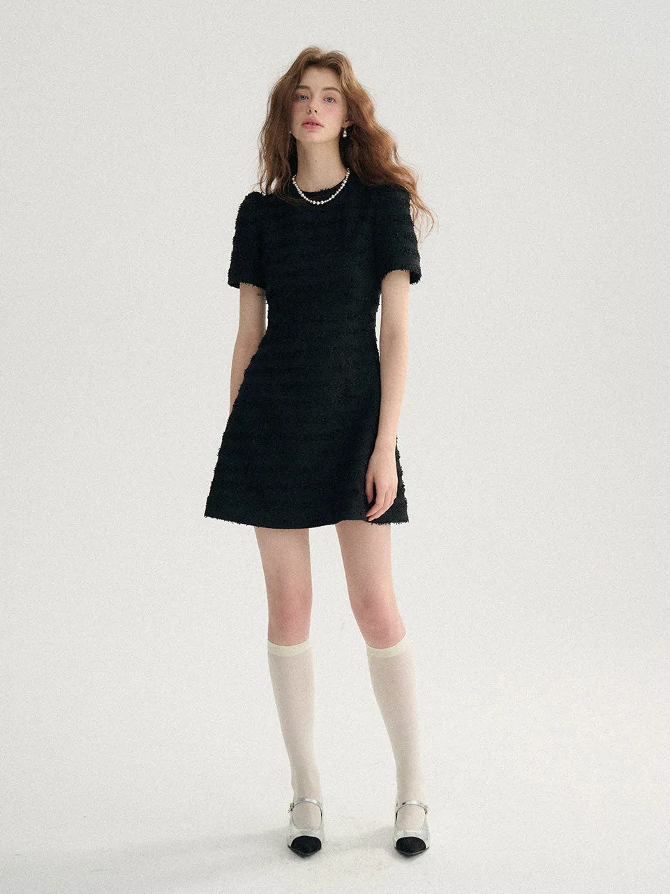 Maeve tweed mini dress