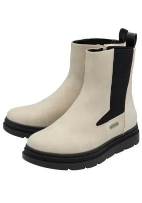 Monty Ladies Waterproof Ankle Boot - Winter White
