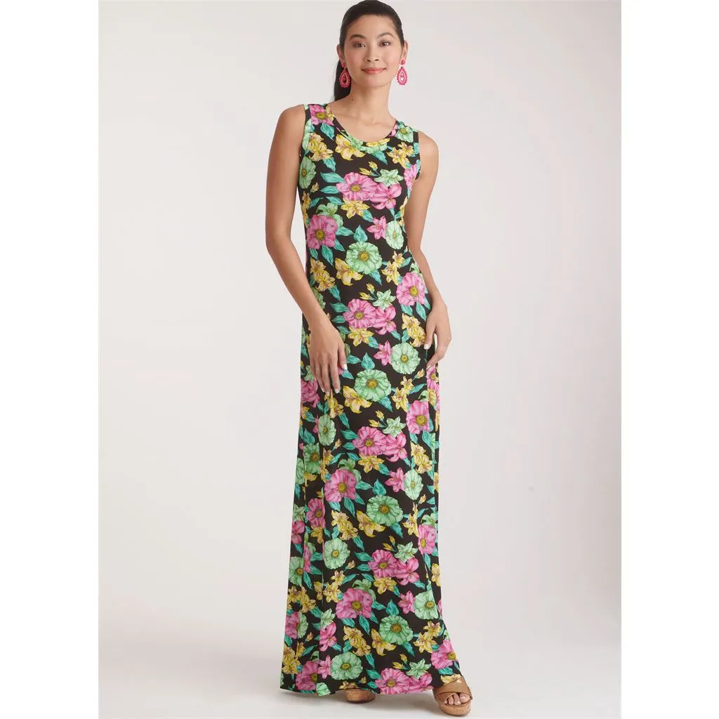 New Look Sewing Pattern N6775 Misses' Knit Dress in Two Lengths