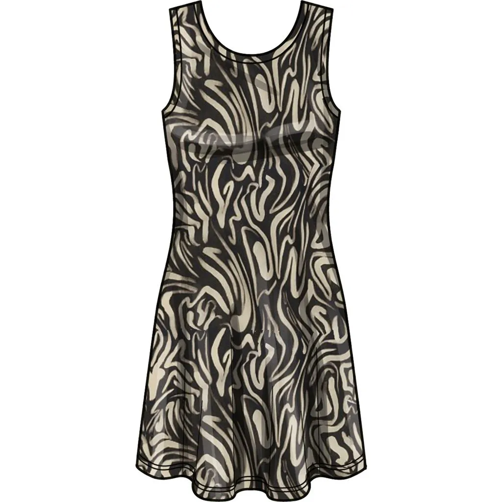 New Look Sewing Pattern N6775 Misses' Knit Dress in Two Lengths