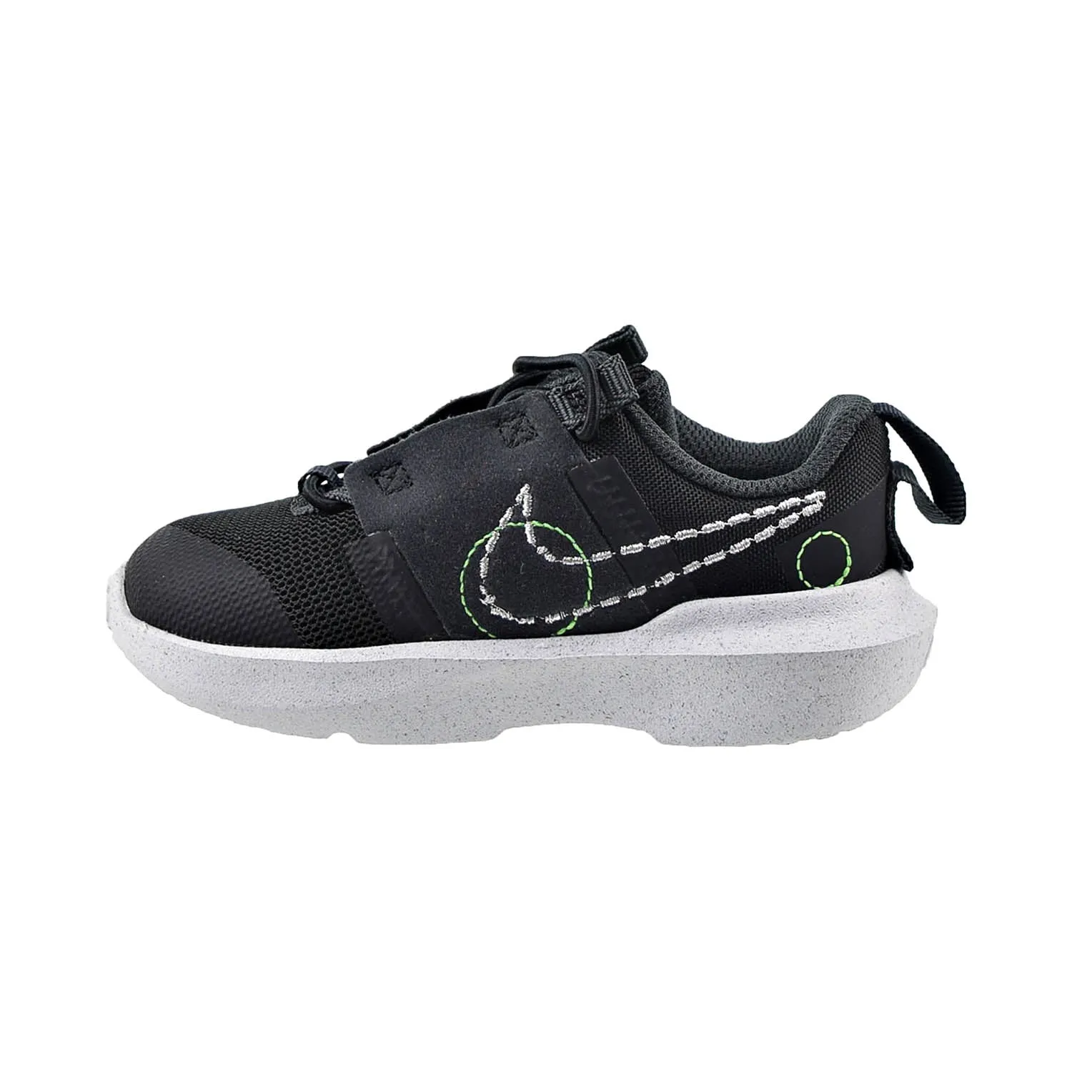 Nike Crater Impact (TD) Toddler's Shoes Black-Chrome-Dark Smoke Grey