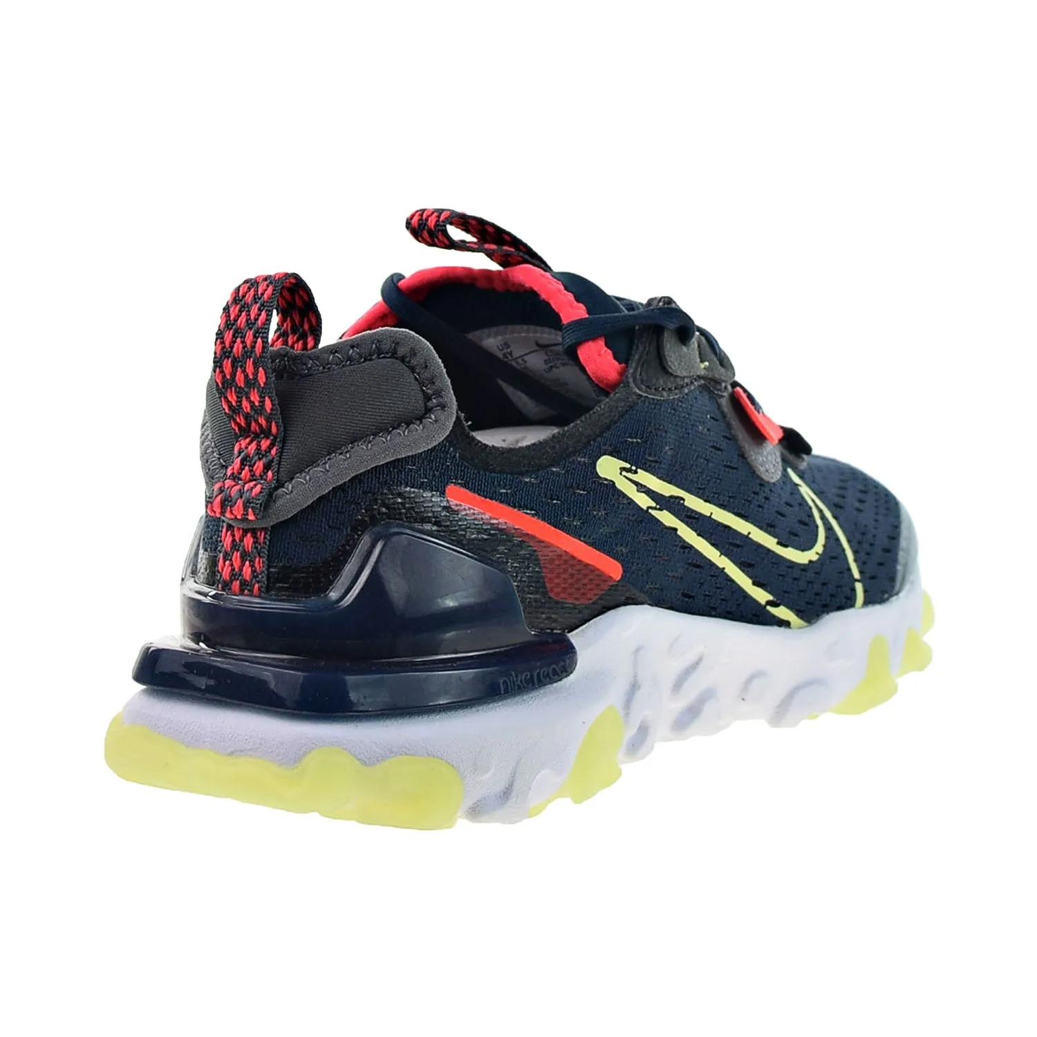 Nike React Vision Big Kids' Shoes Deep Ocean-Limelight-Black