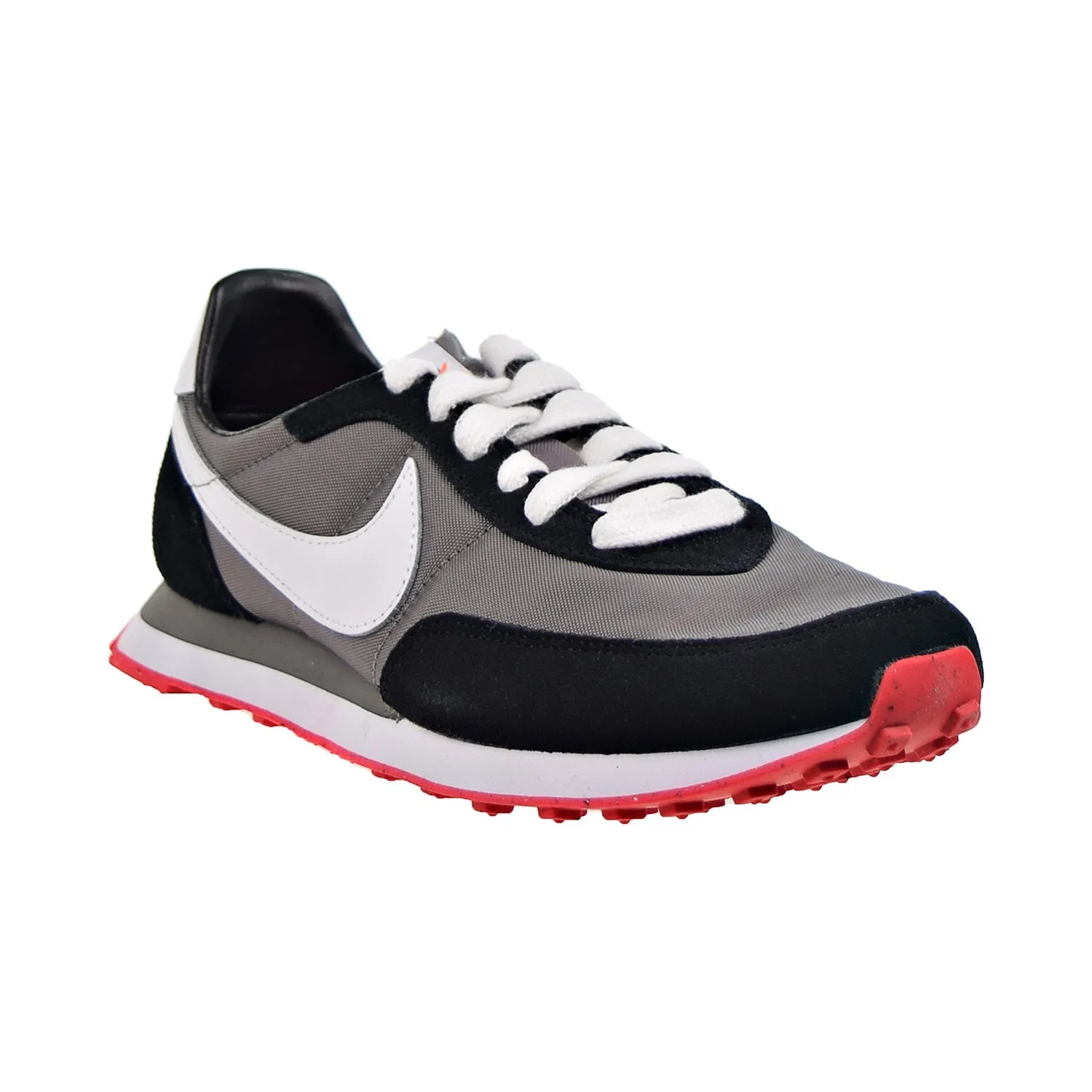 Nike Waffle Trainer 2 (GS) Big Kids' Shoes Flat Pewter-Black-Siren Red
