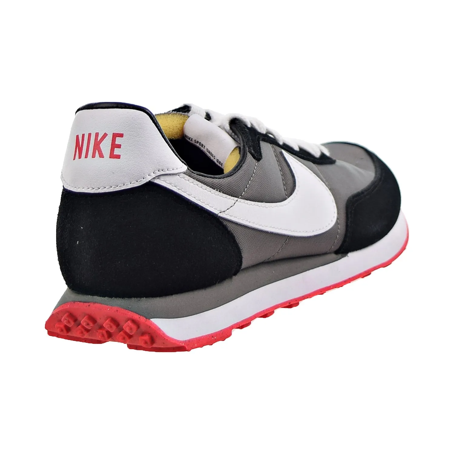 Nike Waffle Trainer 2 (GS) Big Kids' Shoes Flat Pewter-Black-Siren Red