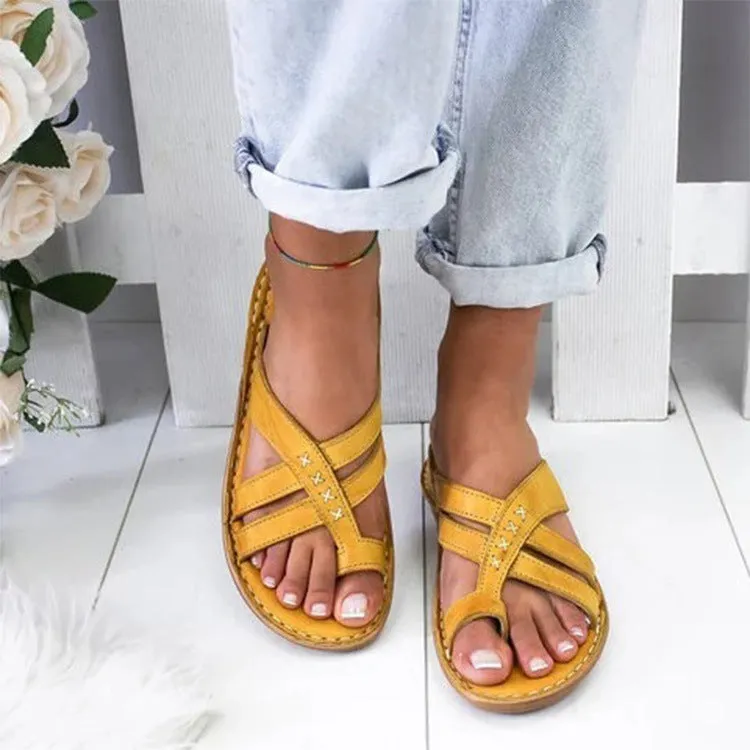 Nothing To Do Flat Sandals