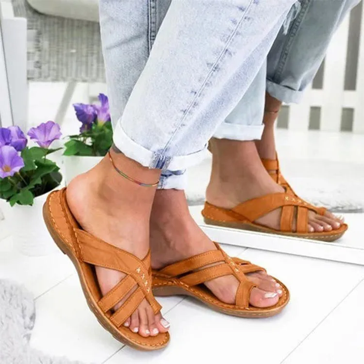 Nothing To Do Flat Sandals