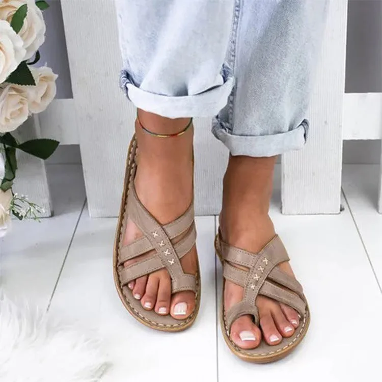 Nothing To Do Flat Sandals