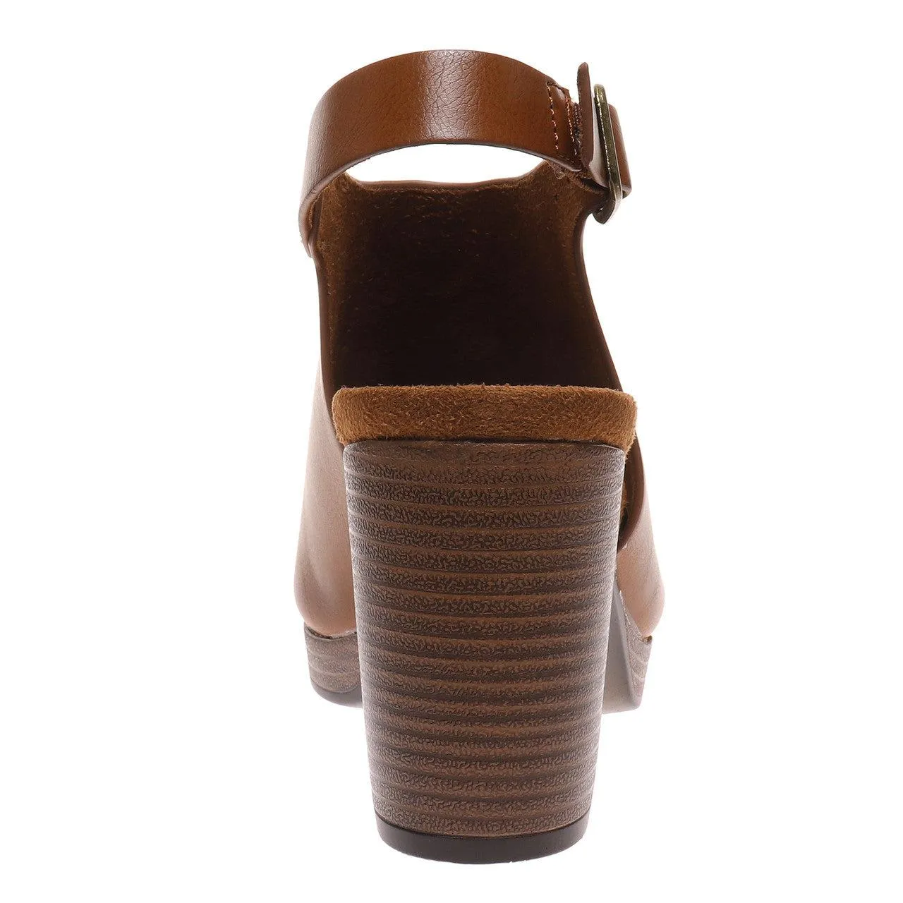 Pierre Dumas "Morgen" Block Heel Sandal (Cognac)