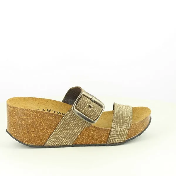 Plakton 273004 Gold Textured Wedges