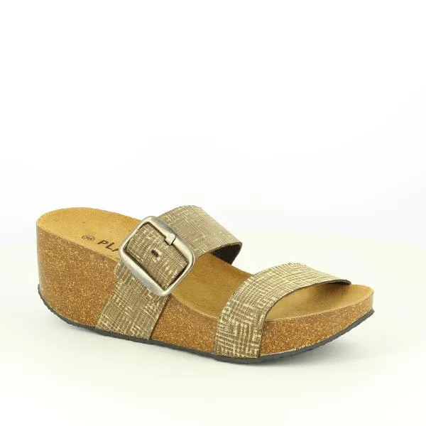 Plakton 273004 Gold Textured Wedges