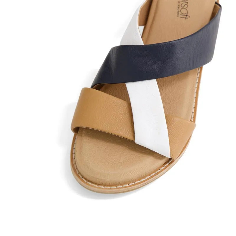 QUIETLY - CAMEL MULTI LEATHER