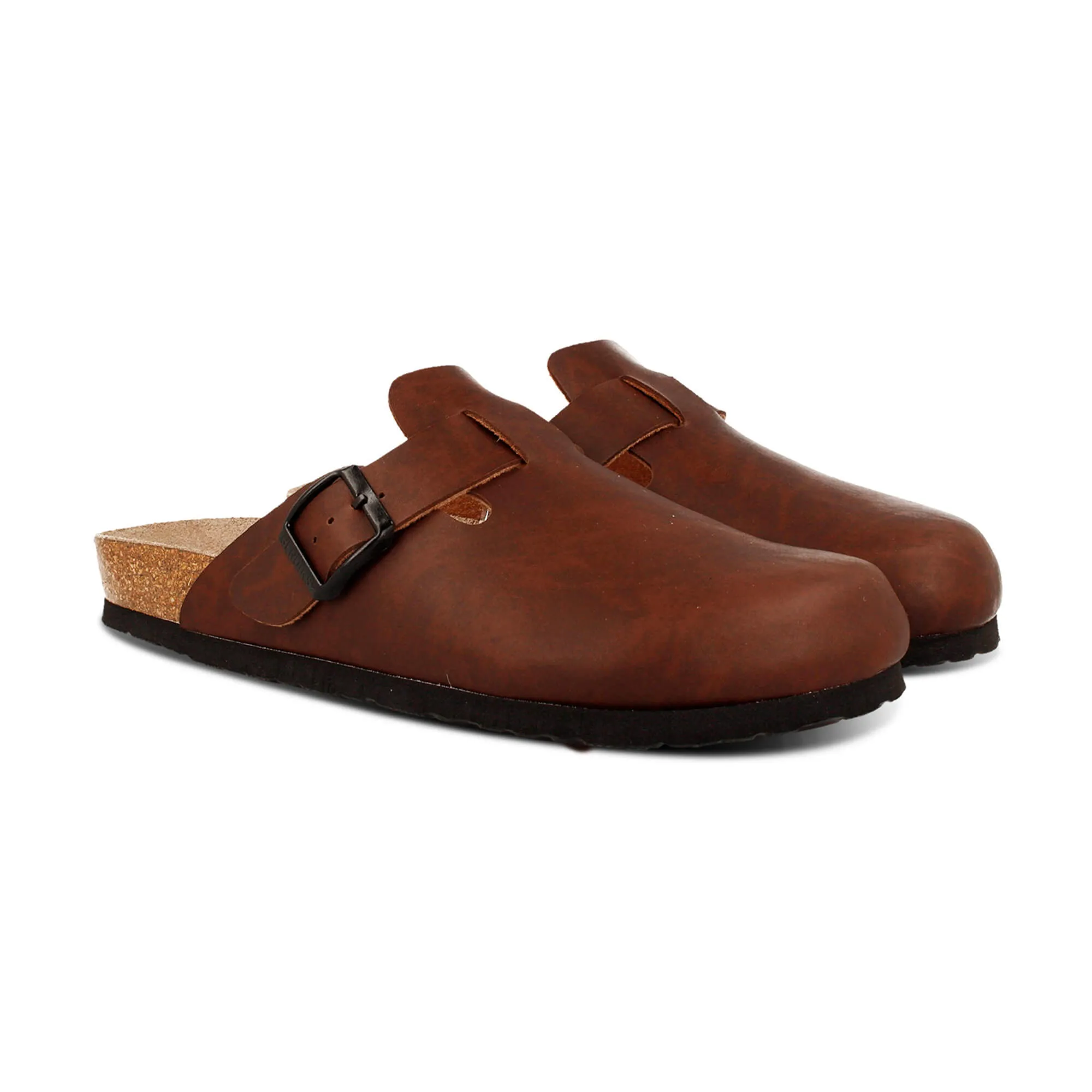Riva Light Brown Clogs