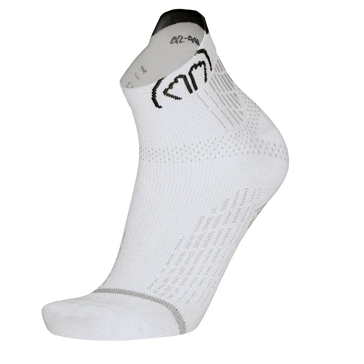 RUN ANATOMIC ANKLE UNISEX RUNNING SOCKS WHITE