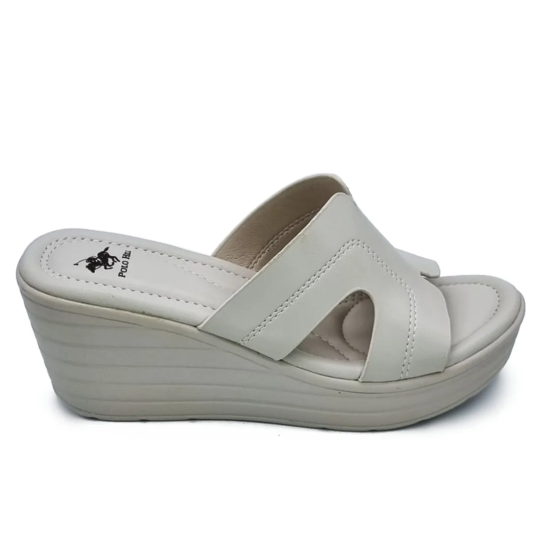 Solid Colour Cut Out Band Wedges