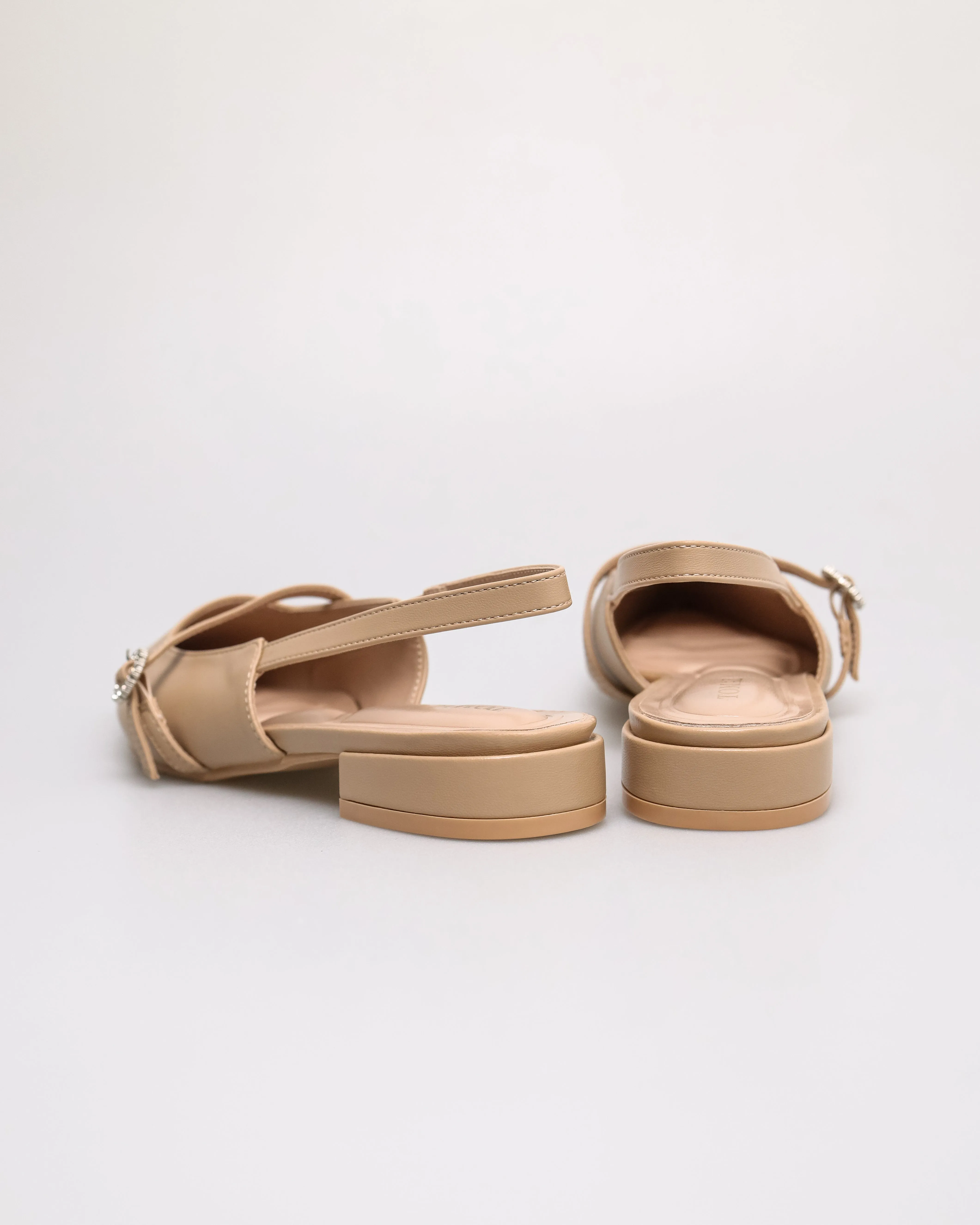 Tomaz FL116 Ladies Glitter Charm Flats