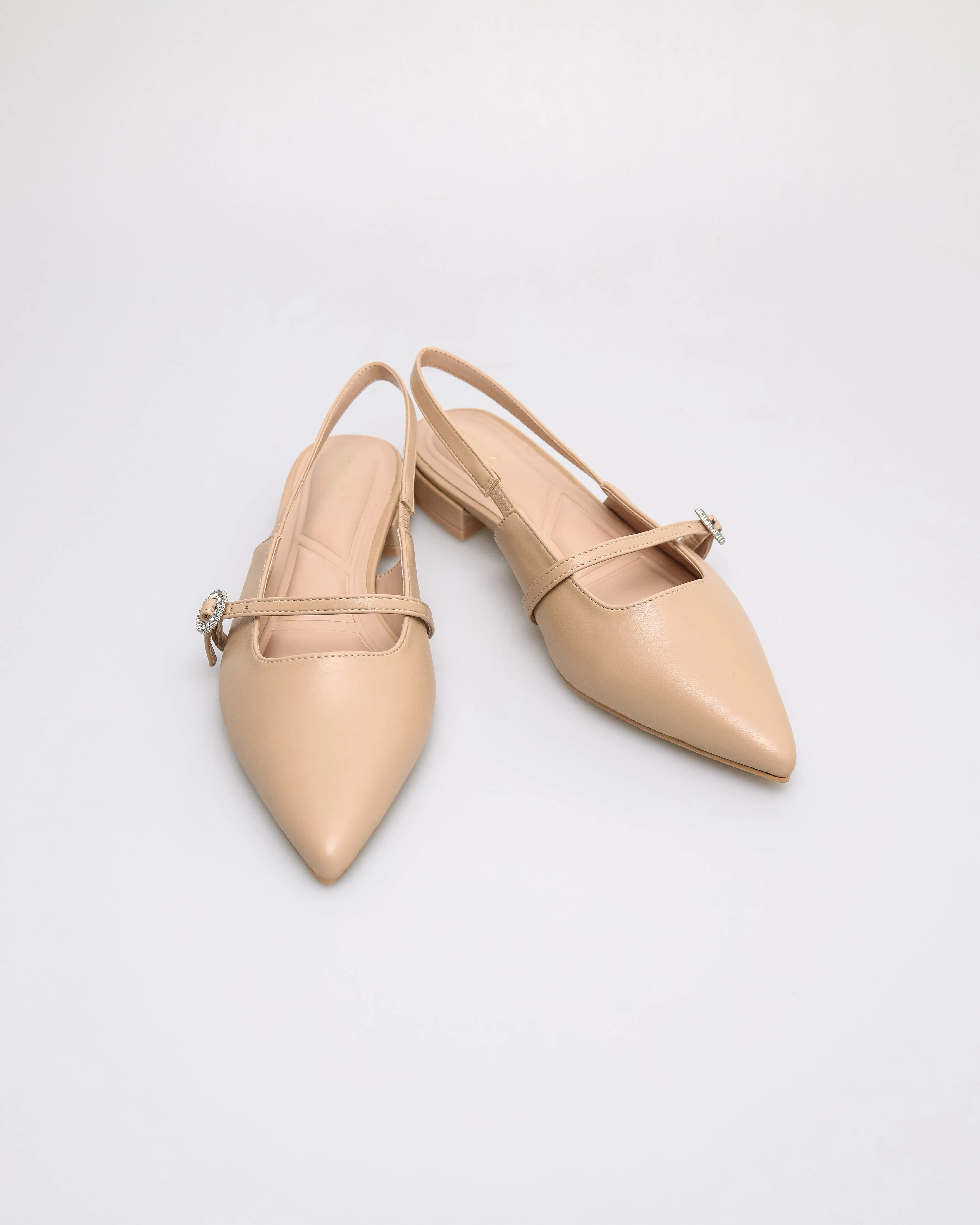 Tomaz FL116 Ladies Glitter Charm Flats